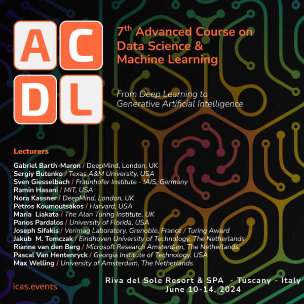 7th Advanced Course on Data Science & Machine Learning – ACDL 2024