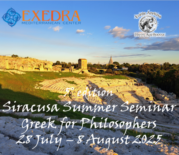 Siracusa Summer Seminar in Ancient Greek for Philosophers