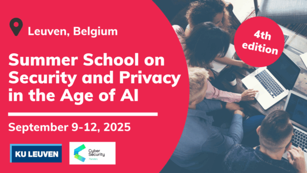 Summer School on Security & Privacy in the Age of AI