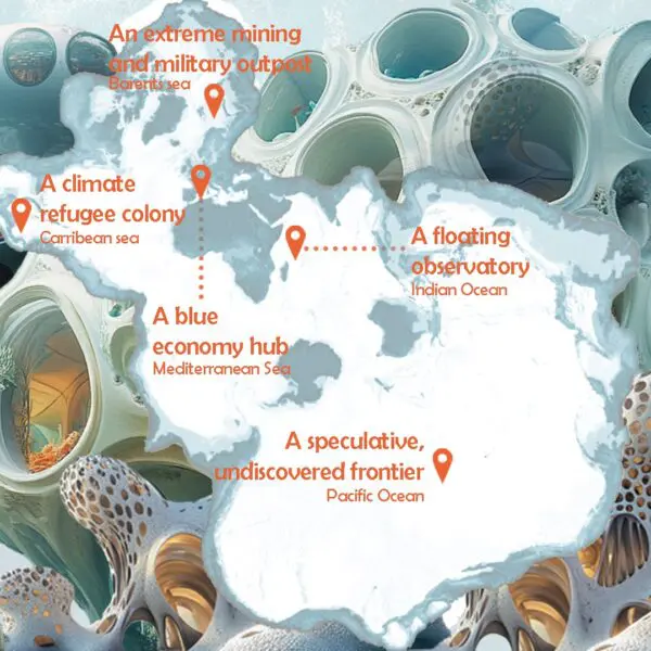 5 Oceans, 5 Colonies: Sculpting Future Living Architecture On and Below Water